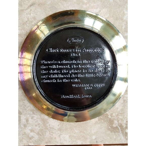 Fenton, 1970 Christmas 'The Little Brown Church In The Vale'. Has Original Tag - Picture 4 of 4